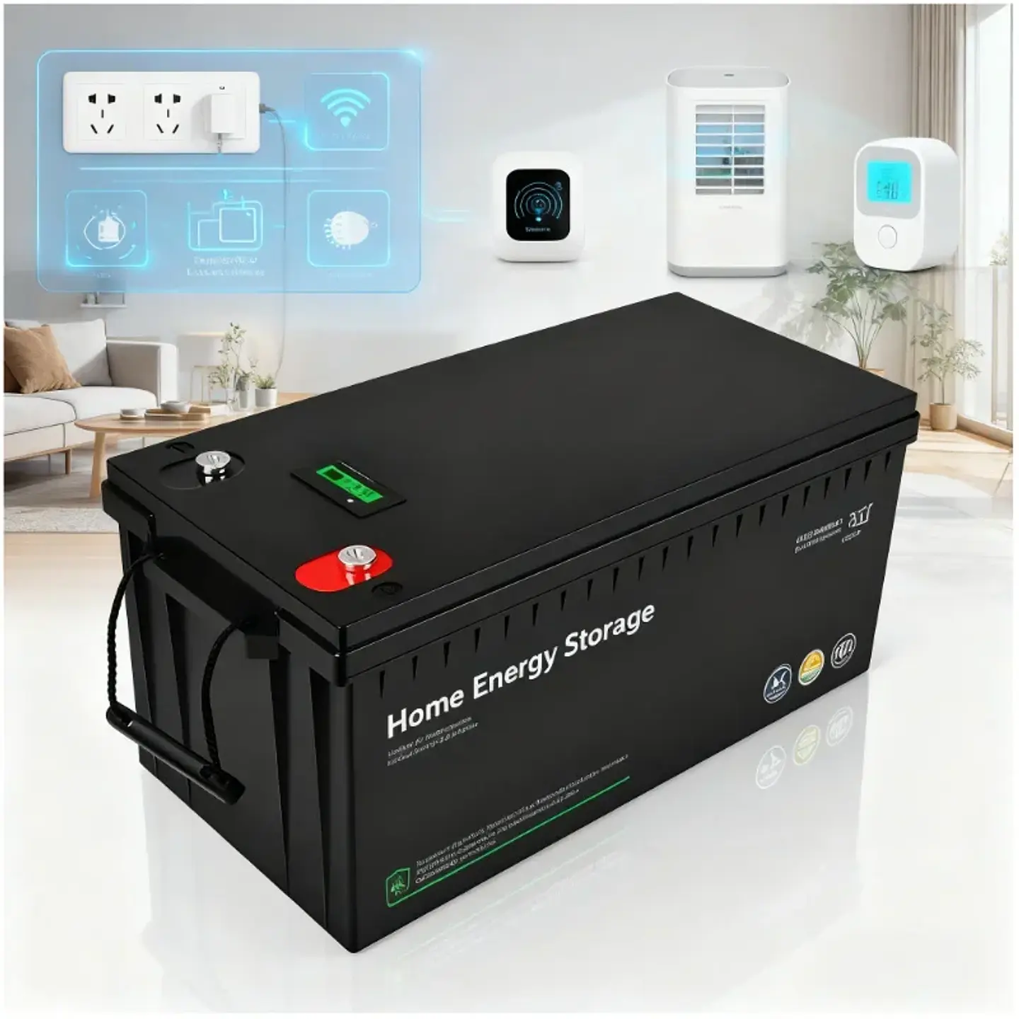 48V 150Ah Li-ion Lithium Replace Power Battery 48V 100Ah 5kWh 7kWh for Golf Cart Backup RV EV Inverter Solar System +1 Charger 3