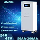 2KW 3KW 5KW Solar System LiFePO4 48V 24V 100AH 150Ah 200Ah Lithium Battery Mobile Energy Storage for PV Inverter+Charger - thumbnail 1