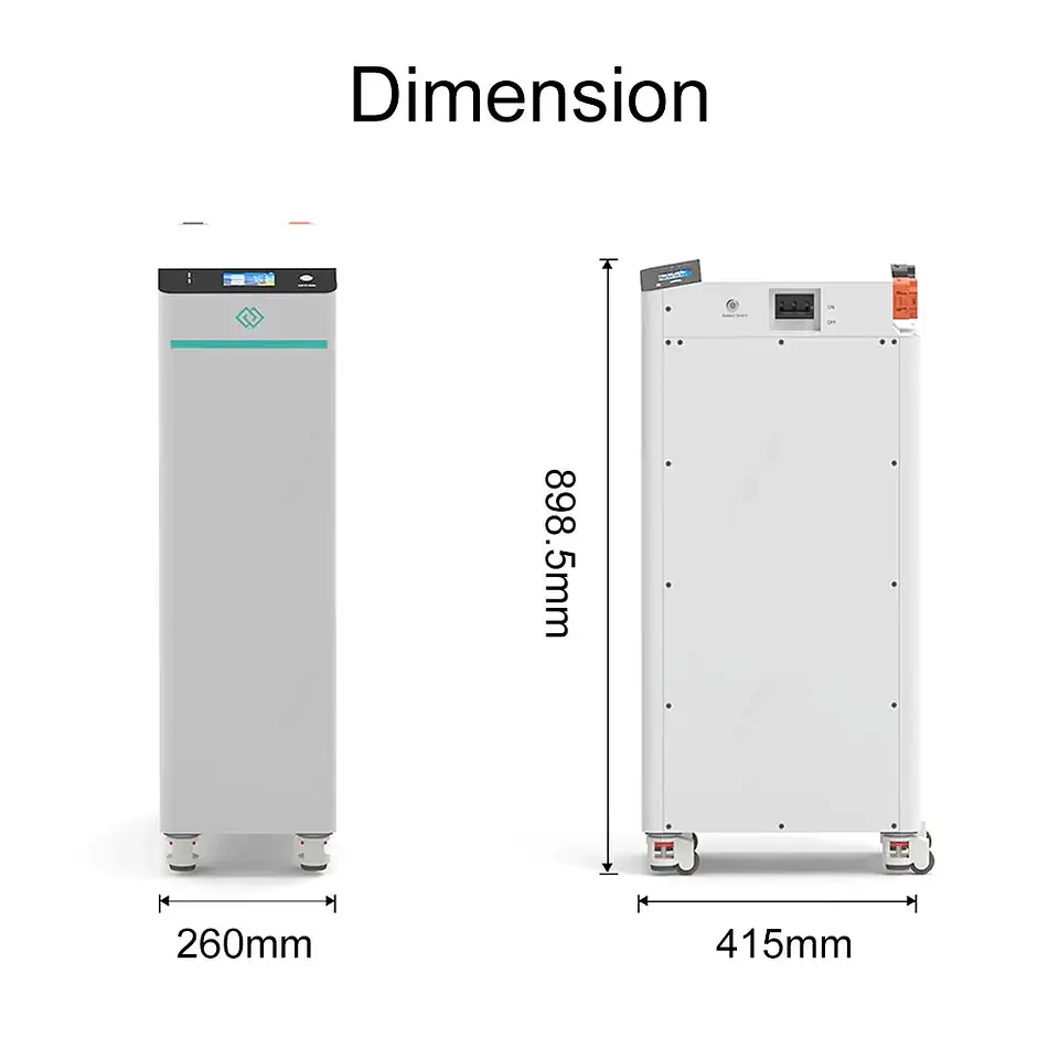 Seplos V4 DIY LiFePO4 Battery Case 48V 16S 200A BMS Smart 51.2V 280ah BT LCD 2A Active Balancer Assemble Box for Home Energy 2