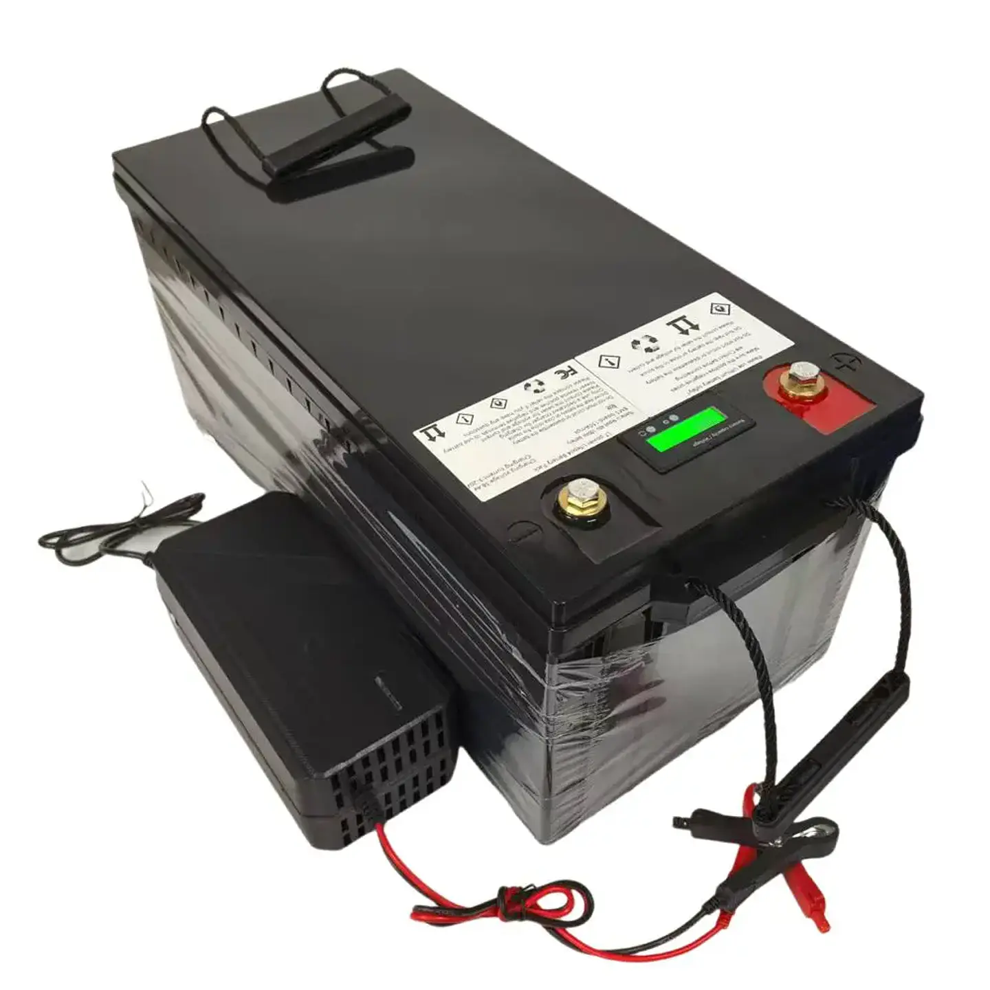 JN-lithium 48v 100AH lifepo4 battery with BMS for tricycle golf cart inverter Solar energy storage scooter + 10A charger 2