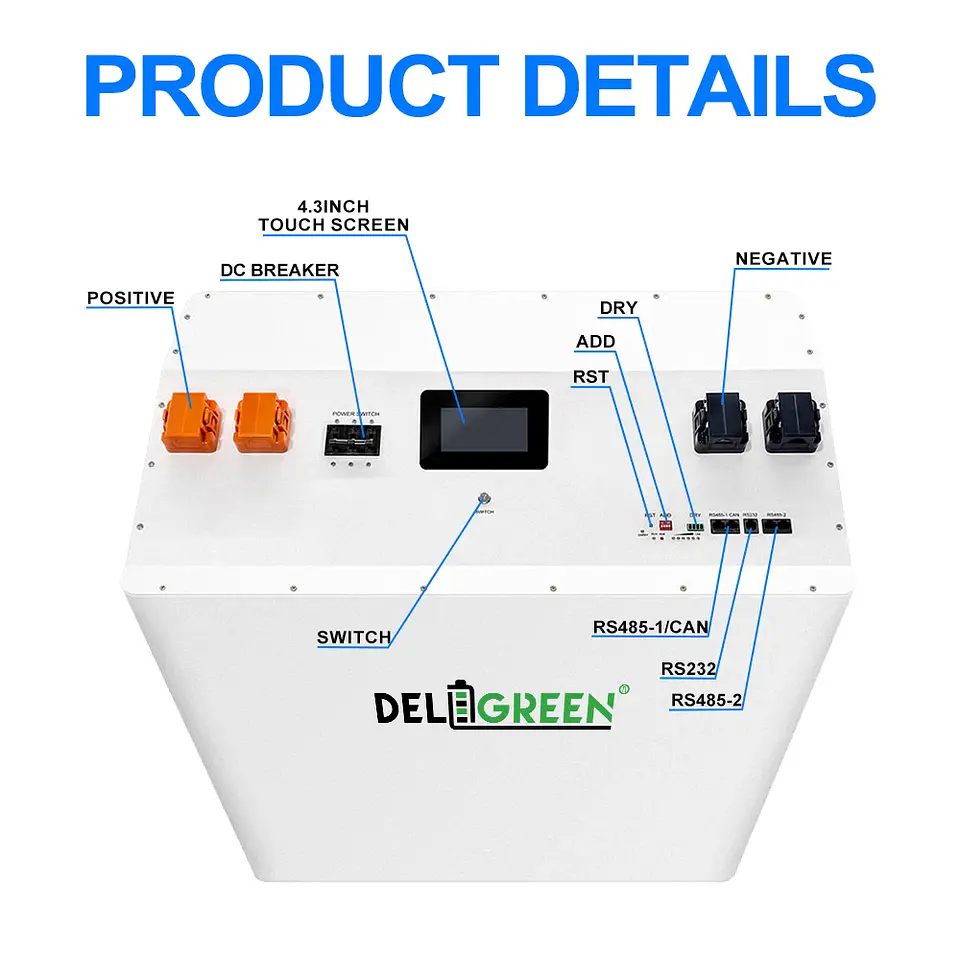 EU Stock EVE 48V628AH Lifepo4 Battery DIY Kts JKV19 BMS CAN RS485 2A Active Balancer VAT Free 32kWh DIY Battery Case 4 Parallel 4