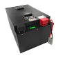 60V 100Ah 120Ah 150Ah 200Ah lithium Lifepo4 EV battery pack with BMS and charger for for electric trike moped golf cart vehicle - thumbnail 3