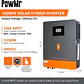 PowMr 13.2KW Hybrid Solar Inverter 48V 230V On Grid Off Grid Pure Sine Wave Inverter Dual Output MPPT 160A Solar Battery Charger - thumbnail 3