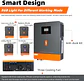 PowMr 13.2KW Hybrid Solar Inverter 48V 230V On Grid Off Grid Pure Sine Wave Inverter Dual Output MPPT 160A Solar Battery Charger - thumbnail 6