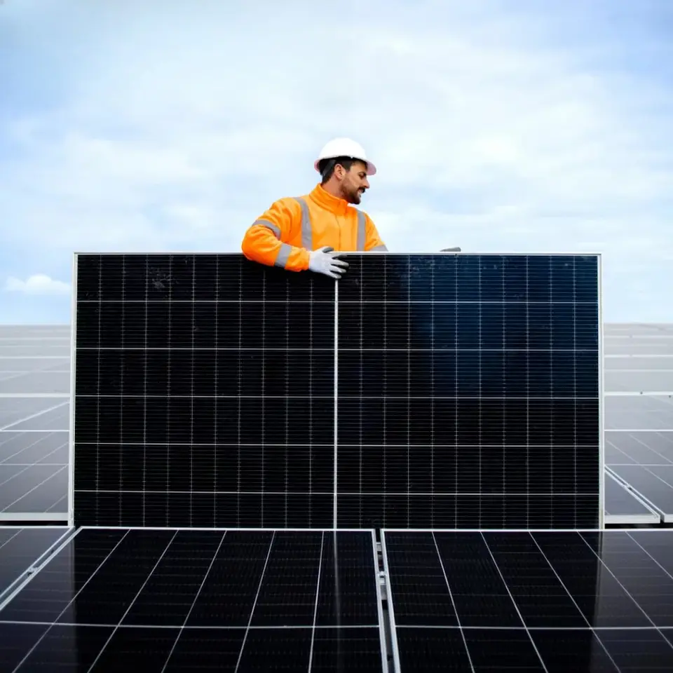 Photovoltaic Hybrid Grid Off Grid 20KW 10KW Solar Power System Lithium Ion Batteries Pack 4