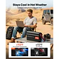 1000W Power Inverter USB Type C Port DC 12V AC 120V Car Charger Converter 2 AC Outlets Overvoltage Protection 15V Output 220V - thumbnail 2