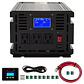 2500W Modified Sine Wave Power Inverter LCD Display Remote Controller LED DC 12V AC 120V Car Converter 110V 220V Takes 5V - thumbnail 1