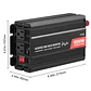 1000W Power Inverter USB Type C Port DC 12V AC 120V Car Charger Converter 2 AC Outlets Overvoltage Protection 15V Output 220V - thumbnail 5