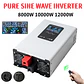 Inverter 12v 220v Pure Sine Wave 8000W 10000W 12000W DC 12V 24V 48V 60V 72V To AC 110V 220V Converter RV Vehicle Solar Inverters - thumbnail 1