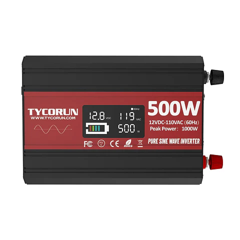 Tycorun Price Cheap 12V to 120V 500W 1000W 2000W 3KW Car Power Inverter Home Solar Photovoltaic Lithium Battery Inverter