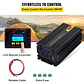 2500W Modified Sine Wave Power Inverter LCD Display Remote Controller LED DC 12V AC 120V Car Converter 110V 220V Takes 5V - thumbnail 3