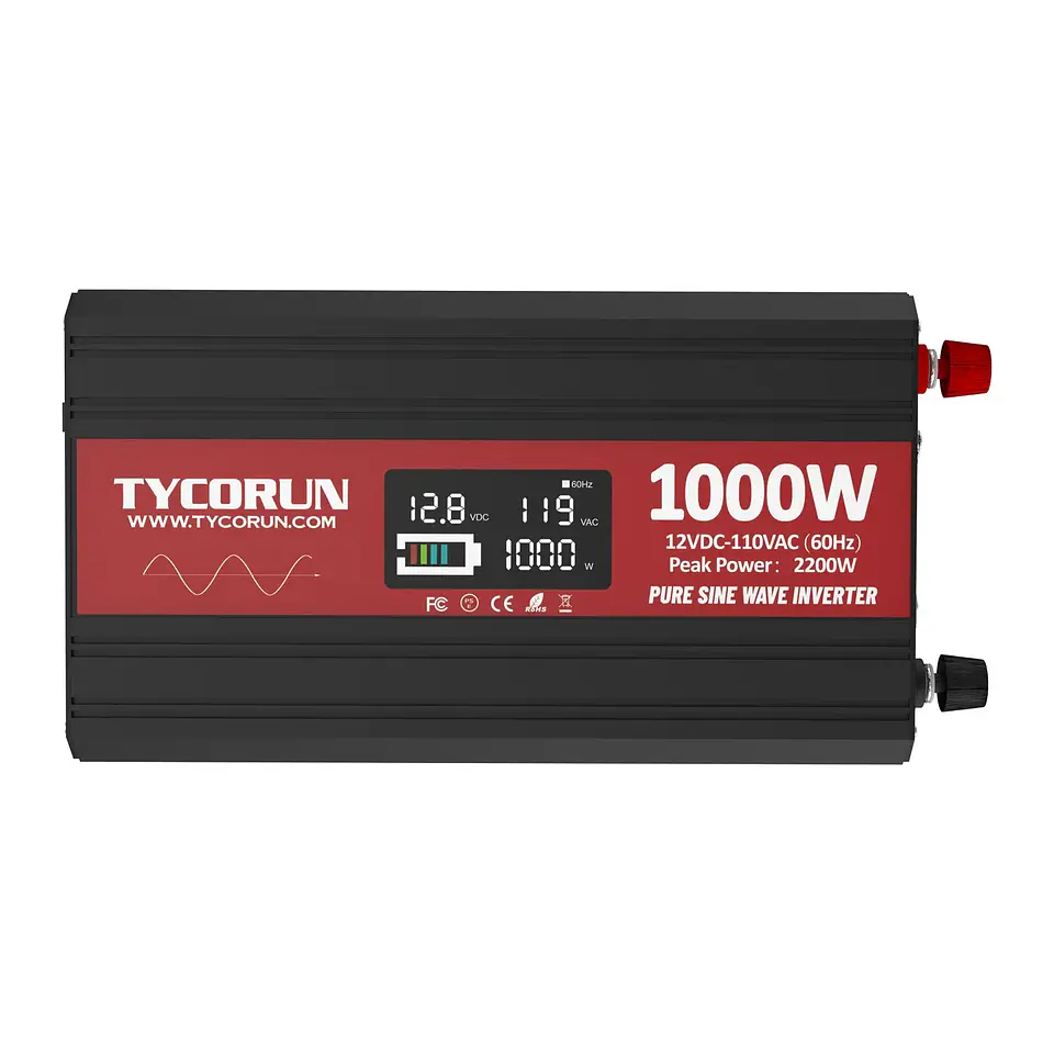 Tycorun Price Cheap 12V to 120V 500W 1000W 2000W 3KW Car Power Inverter Home Solar Photovoltaic Lithium Battery Inverter 2