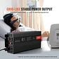 3000 Watt Pure Sine Wave Power Inverter DC 12V AC 120V 6000W Peak with LCD Display 2 AC Outlets 2 USB & 1 Type C Ports - thumbnail 3