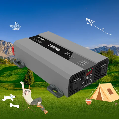DATOUBOSS SAK Inverter 2000w Pure Sine Wave 12v 110V 220v Dc to Ac Off-grid Power Inverter Stock Los Angeles Warehouse, USA