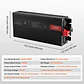 3000 Watt Pure Sine Wave Power Inverter DC 12V AC 120V 6000W Peak with LCD Display 2 AC Outlets 2 USB & 1 Type C Ports - thumbnail 4