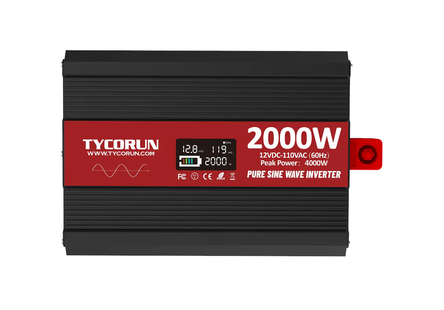 Tycorun Price Cheap 12V to 120V 500W 1000W 2000W 3KW Car Power Inverter Home Solar Photovoltaic Lithium Battery Inverter 3