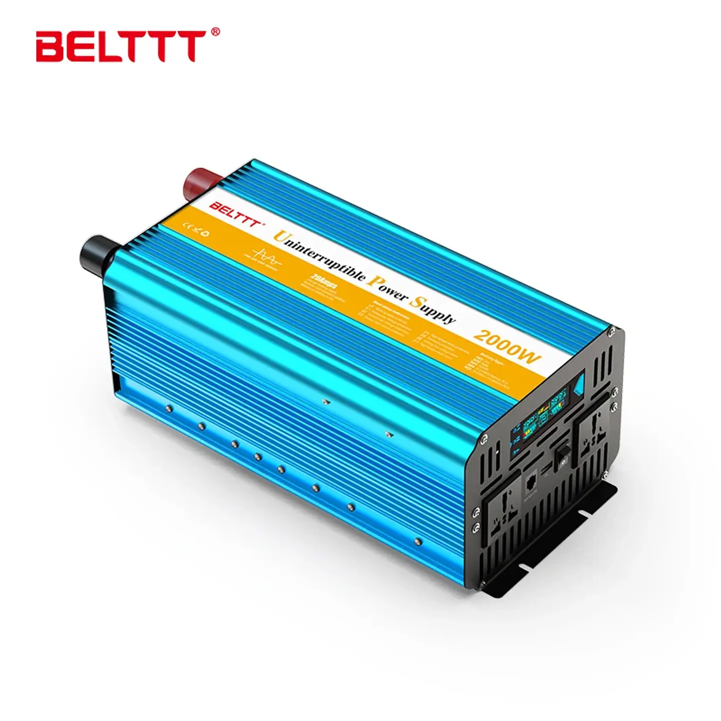 BELTTT 2000Watt Inverter 12V to 220V 50HZ Pure Sine Wave Inverter with Charger Shipping Included Factory Price 6