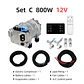 Car Electric Inverter Power Saving Compressor 12V 24V, Camper RV  Truck Tractor New Energy Conversion Parking Air Conditioner - thumbnail 13