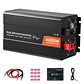 12V DC 120V AC Pure Sine Wave Power Inverter 4000W Solar Car Charger Converter LCD Display Remote Control 1000W Rated Power 24V - thumbnail 1
