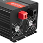 12V DC 120V AC Pure Sine Wave Power Inverter 4000W Solar Car Charger Converter LCD Display Remote Control 1000W Rated Power 24V - thumbnail 3