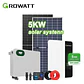 5KW Complete Off Grid Solar System Kit Growatt LONGI with Inverter Battery and Solar Panels for Home Use - thumbnail 1