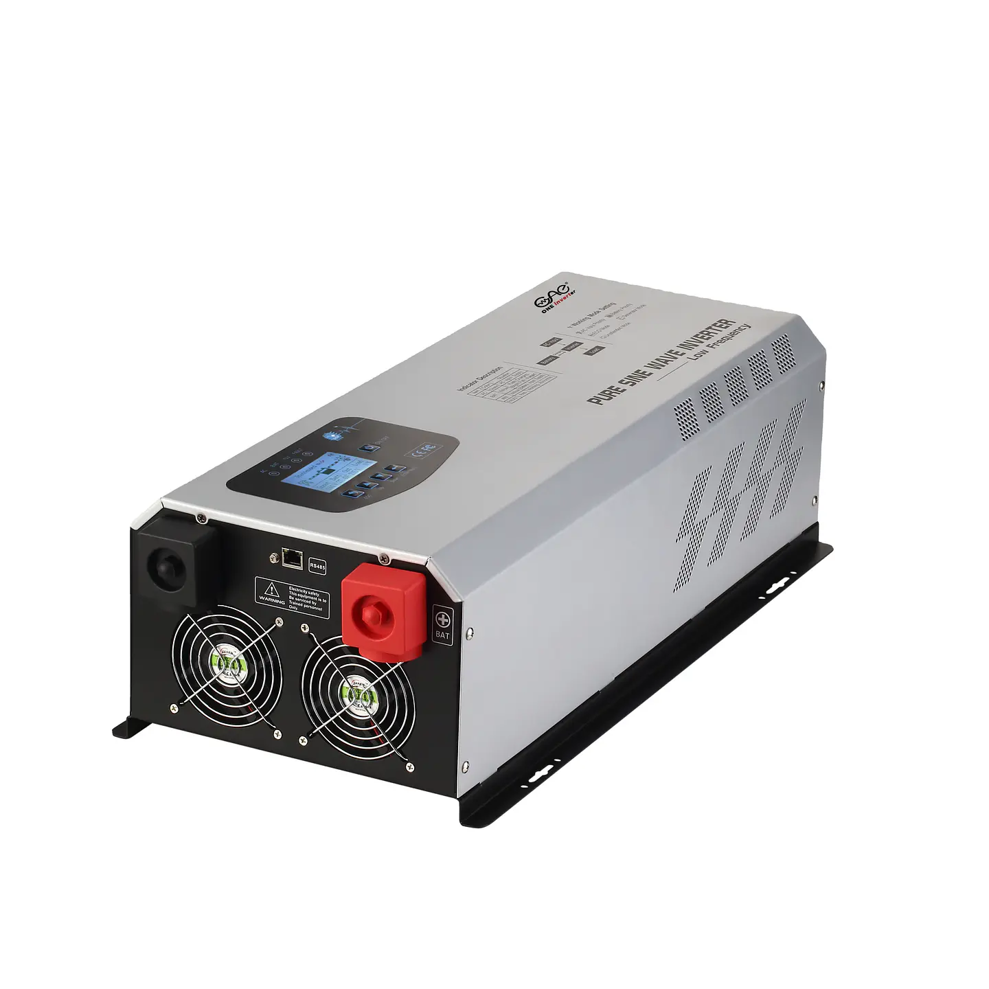 5KW 5000W Off Grid Solar Inverter 24/48V to 120V/240V Split Phase With AC Charger America Standard Power Inverter Home&RVS Use 5