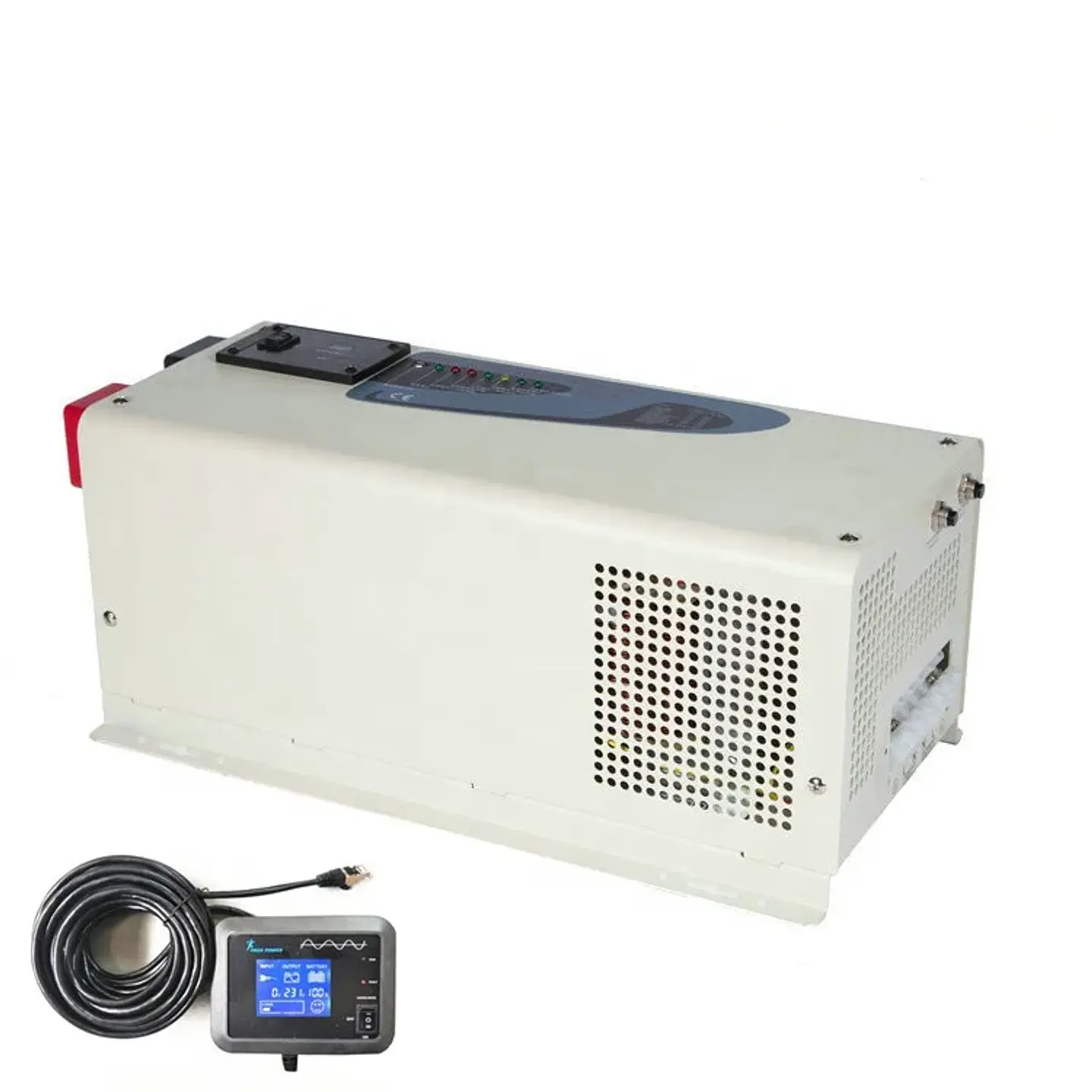 CE ROHS CB SAA 12 V 24V 48V DC 110V  230VAC Single Phase Industrial Frequency Ups Sinus Power Inverter Charger 3000w 3