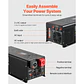 2000-Watt Pure Sine Wave Inverter Charger LCD Display Remote Control DC 12V AC 120V Power Inverter for Solar Systems 6-12KW - thumbnail 6
