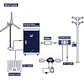 6KW Horizontal Wind Turbine Generator Windmill With Free MPPT Charger Controller and Off Grid Inverter - thumbnail 3
