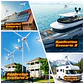 6KW Horizontal Wind Turbine Generator Windmill With Free MPPT Charger Controller and Off Grid Inverter - thumbnail 4