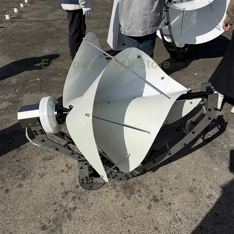 10KW 20KW 30KW Vertical Wind Turbines Generator 3-phase AC Output Wind Turbines 380V 240V 48V 220V Windmill With MPPT Controller 1