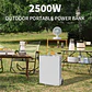 Customized 3000W Portable Solar Generator Rolling Design Outdoor Camping Energy Station for Mobile EV Charging - thumbnail 3
