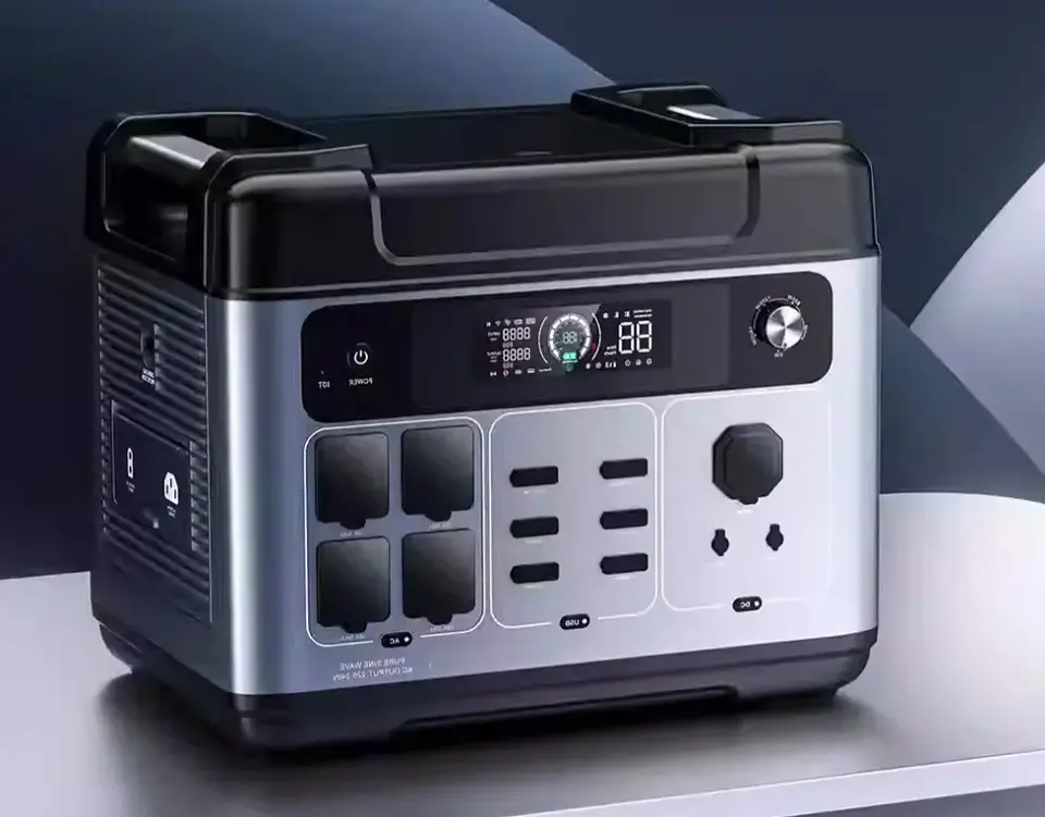 2000W 2400W Portable Power Station 2048Wh Solar Generator 110V 220V App Controlled 1