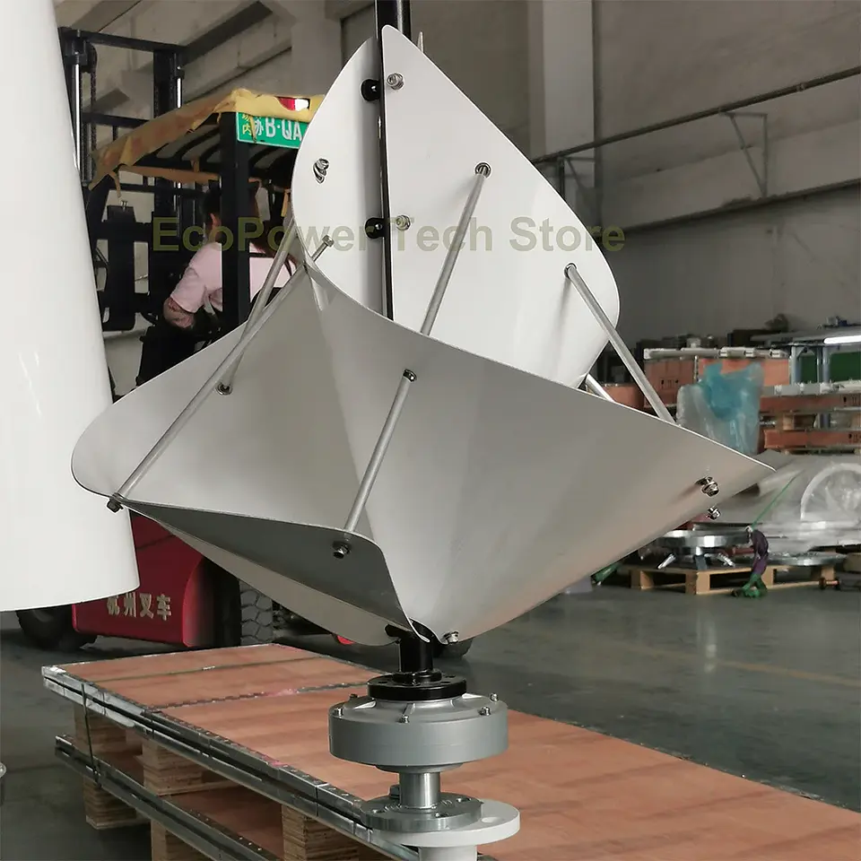 10KW 20KW 30KW Vertical Wind Turbines Generator 3-phase AC Output Wind Turbines 380V 240V 48V 220V Windmill With MPPT Controller 4