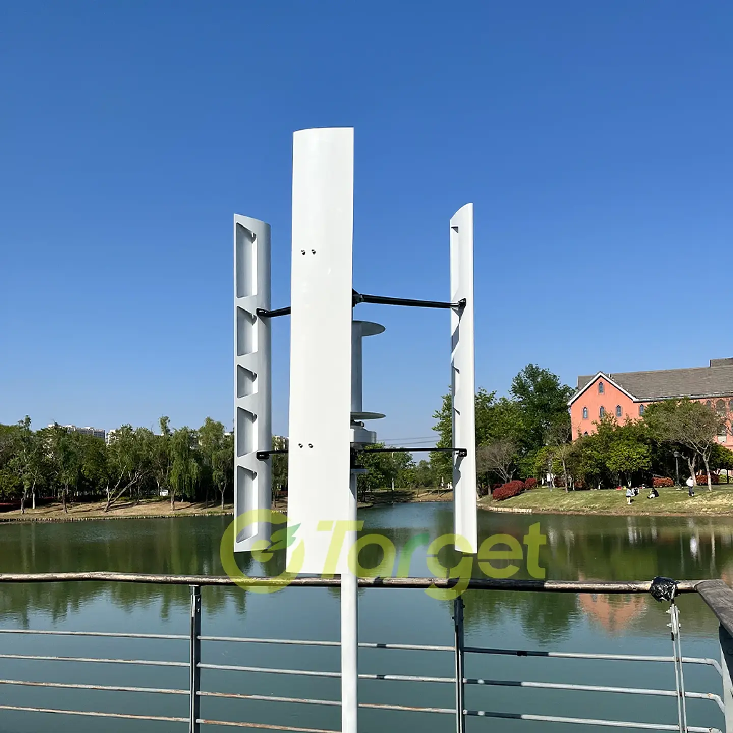 Low Noise 10000W 48V 96V 220V Vertical Wind Turbine for Off-Grid Home Power System 3