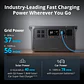 Portable Power Station 2600W Output 1024Wh LFP Battery Fast Recharge Electric Generator For Home Camping Rvs Off Grid - thumbnail 3