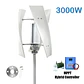 Poland Delivey 3000W Vertical WindmillTurbine Dynamo Generator Alternative Energy 24V 12V 48V With Mppt Controller Solar Panels - thumbnail 8