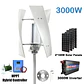 Poland Delivey 3000W Vertical WindmillTurbine Dynamo Generator Alternative Energy 24V 12V 48V With Mppt Controller Solar Panels - thumbnail 9