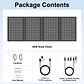 MHPOWOS 18V Portable Solar Charger 60W / 45W Foldable Solar Panel for Solar Generators Outdoor Camping Travel Powerbank Phone - thumbnail 5