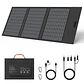 MHPOWOS 18V Portable Solar Charger 60W / 45W Foldable Solar Panel for Solar Generators Outdoor Camping Travel Powerbank Phone - thumbnail 7