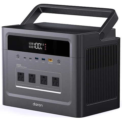 Portable Power Station 2000W Surge, 960Wh Solar Generator w/4 AC Outlets, 100W PD Fast Charing, LiFePO4 Battery, Customized