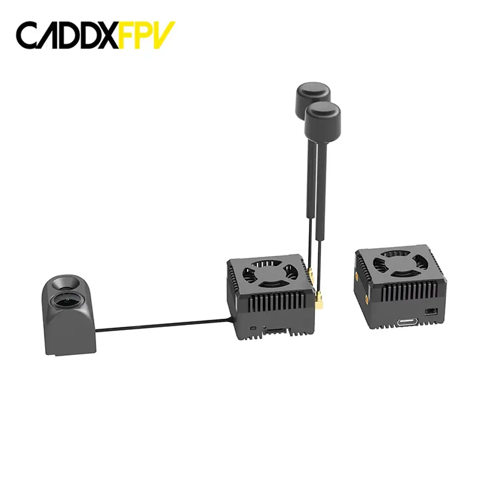 CADDX Walksnail Ascent GT Pro 4000mW Digital VTX Kit Dual Antenna Long Range Video Transmitter for FPV Racing Drone RC Aircraft 3