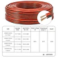 Red Black Electrical Wire 14 12 10 8AWG Flexible 2pin Cable PVC Copper Wire For Solar Panel Battery Inverter Automotive Speaker - thumbnail 4