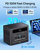 Portable Power Station 2000W Surge, 960Wh Solar Generator w/4 AC Outlets, 100W PD Fast Charing, LiFePO4 Battery, Customized - thumbnail 5