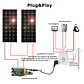 800W Glass Solar Panel Photovoltaic Panel Solar System Balcony Home for Socket 220v 230v Micro Inverter On Grid Solar PV System - thumbnail 4