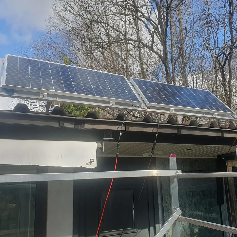 800W Glass Solar Panel Photovoltaic Panel Solar System Balcony Home for Socket 220v 230v Micro Inverter On Grid Solar PV System 5