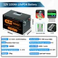 Brand New 12V 24V 48v 100ah 200ah 280ah 300Ah 400Ah LiFePO4 Lithium Battery 100A BMS 6000+ cyclic for Inverter Solar RV No Tax - thumbnail 7