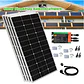 800W Glass Solar Panel Photovoltaic Panel Solar System Balcony Home for Socket 220v 230v Micro Inverter On Grid Solar PV System - thumbnail 11