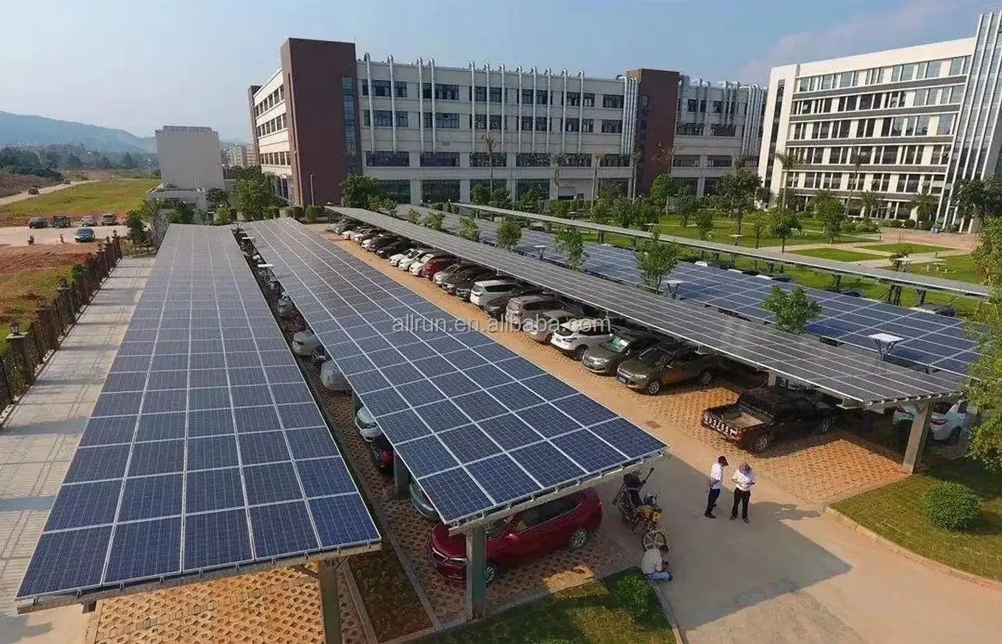 Complete Solar Energy System 10KW To 50KW Ground Mounting Solar Panel Carport Welcomed In Germany Italy France Netherlands 2