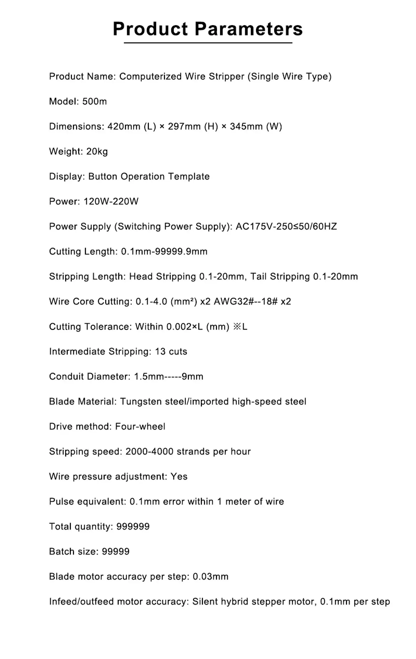 Computer Automatic Wire Stripping Machine for PVC Silicone Teflon Braided High-Temp Shielded Wire 0.1-4mm² Cut 0.01-99999mm 3